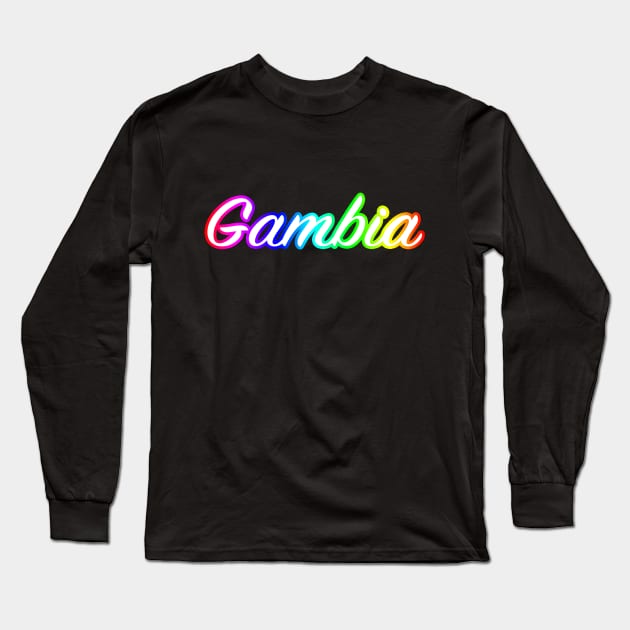 Gambia Long Sleeve T-Shirt by lenn